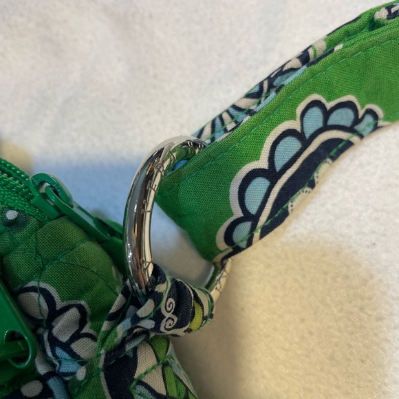 Vera Bradley Green and Blue Patterned Crossbody Bag - Picture 8 of 11